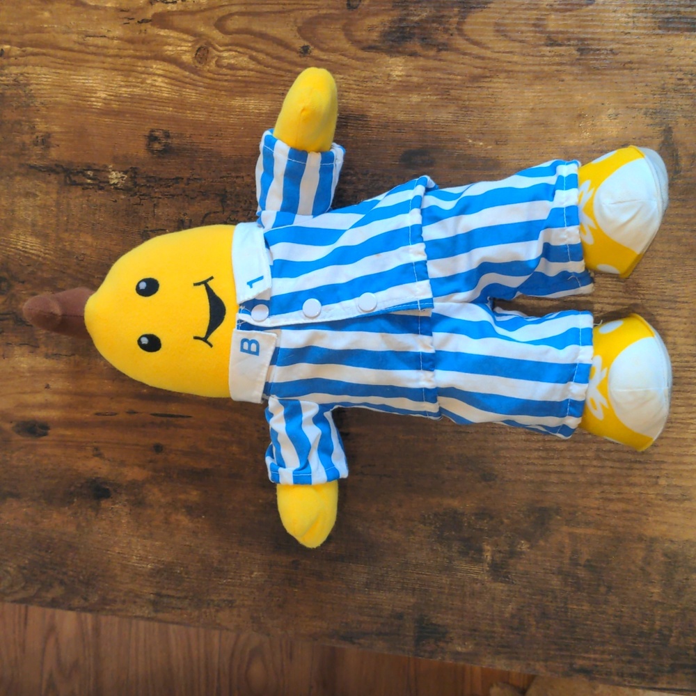 Banana is pajamas stuffed toy b1